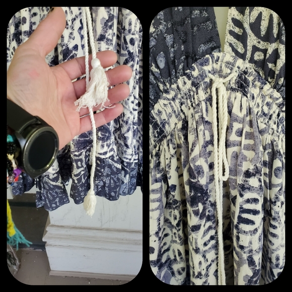 Free People Beach Day Backless Halter boho dress - Picture 7 of 14